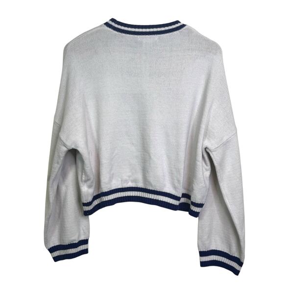 Sincerely Jules Pickleball Social Club Size Medium Pullover Cropped Sweater - Picture 4 of 7